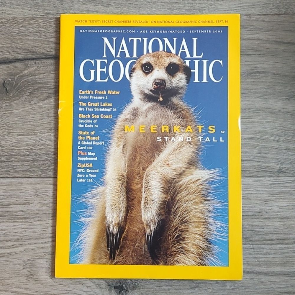 FREE With Purchase - September 2002 National‎ Geographic Magazine